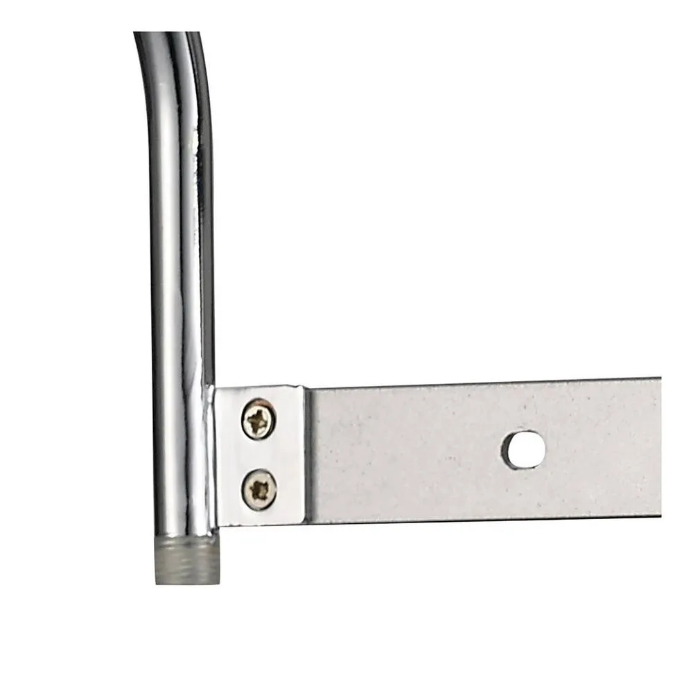 Netlighting Sisley Wall Lamp Chrome 6W 420lm 4000K IP44 LED Frosted Acrylic in Silver 5
