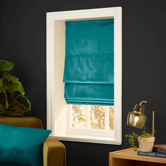 Recycled Velour Roman Blind 2