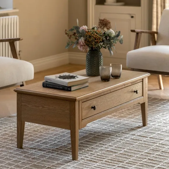 Cedar & Sage Marion 1 Drawer Coffee Table