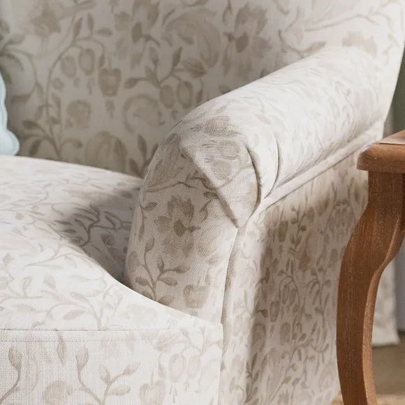 Petit Ruskin Print Occasional Armchair 3