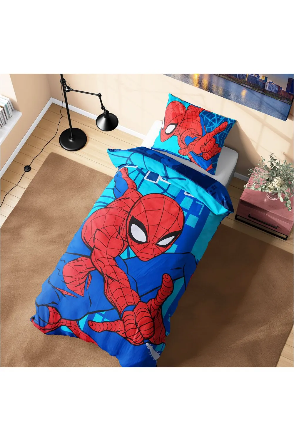 Marvel Spiderman Single Duvet Cover Set