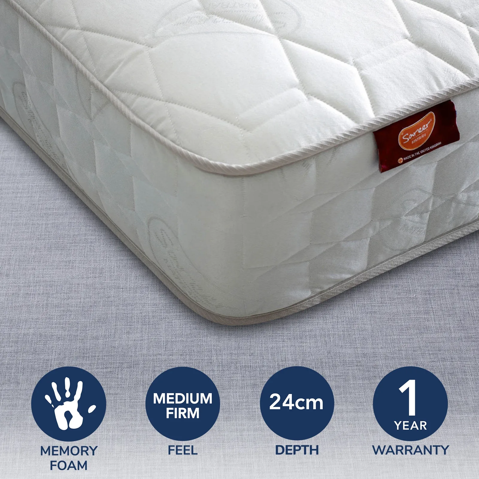 Matrah Orthopaedic Memory Hybrid Mattress
