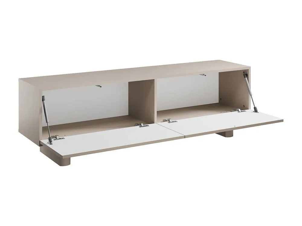 Vente-unique TV Unit With 2 Doors In MDF - 150 Cm - Beige - LUDIMA 6