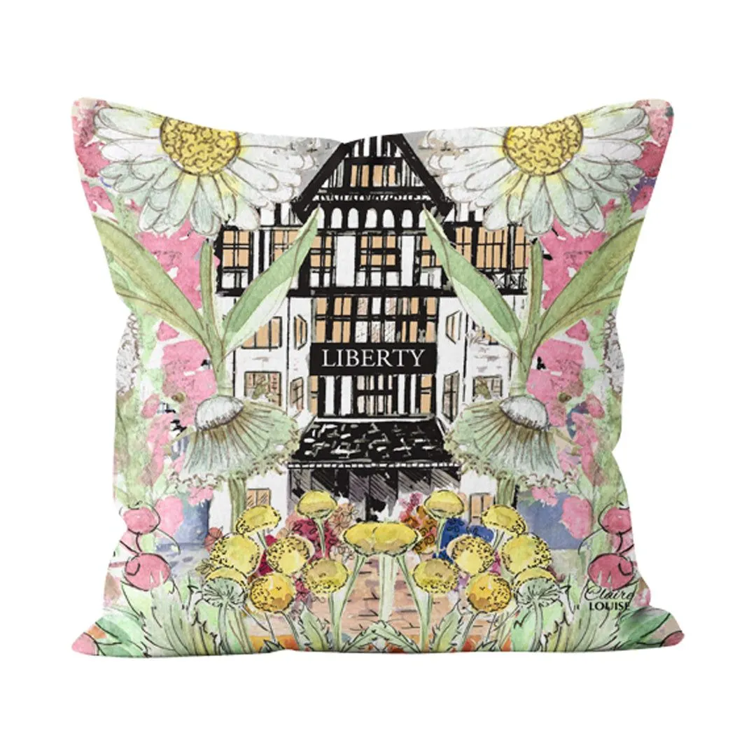Claire Louise Liberty In Full Bloom 45cm x 45cm Double Sided Cushion