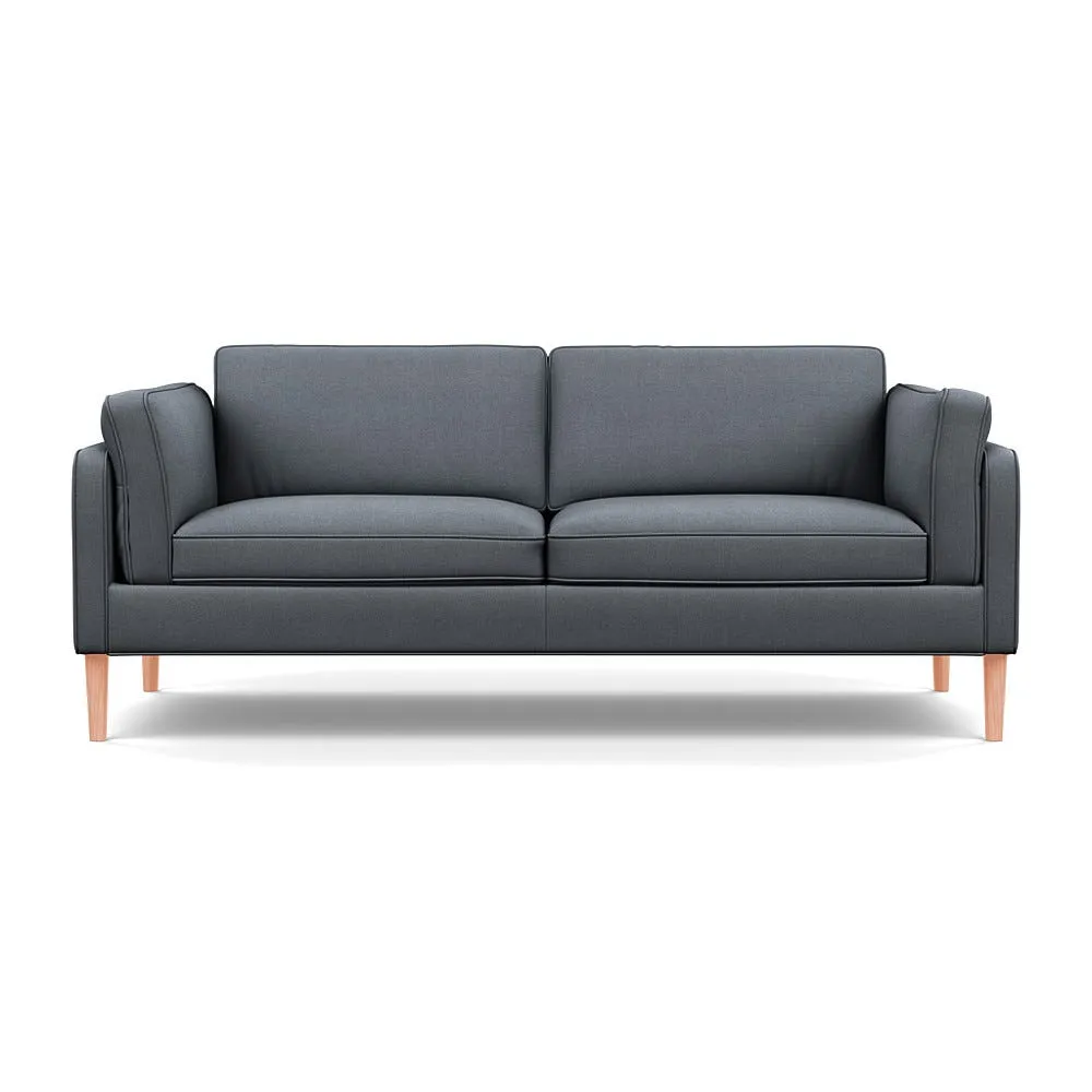 Heal's Sonno 3 Seater Siena Cotton Shale Grey Natural Feet 1