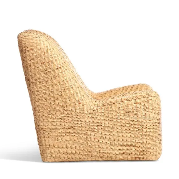 Desser Danish Rattan Armless Chair 5