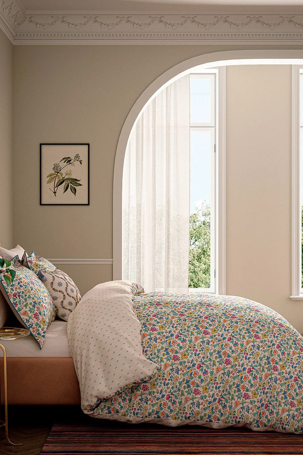 V&A 'Bountiful Garden' Cotton Duvet Cover Set