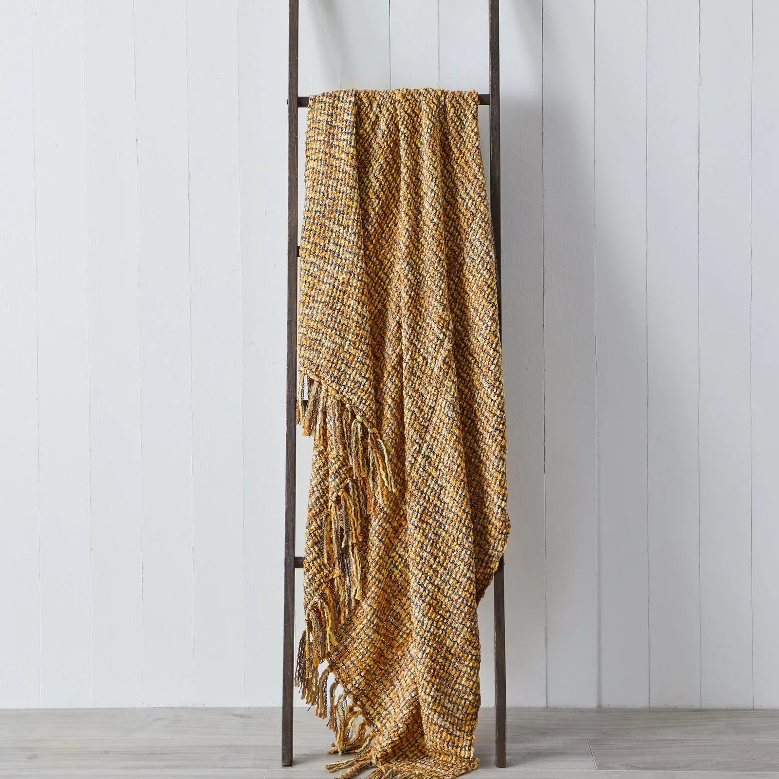 Baoli Woven 140cm x 180cm Throw Honey (Yellow)
