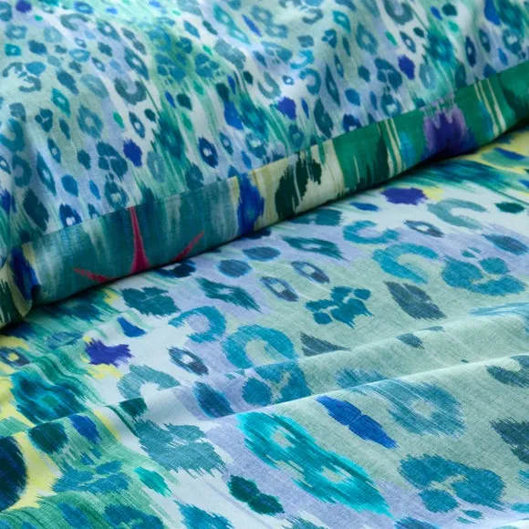 Matthew Williamson Ikat 100% Cotton Duvet Cover & Pillowcase Set 5