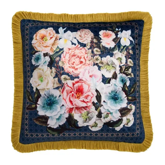 Laurence Llewelyn-Bowen Bouquet List Filled Square Cushion 2