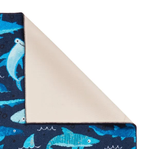Catherine Lansfield Kids Jawsome Sharks Rug 3