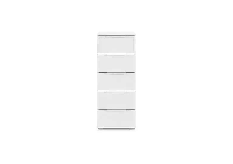 Cadre 5 Drawer Tall Chest - Alpine White