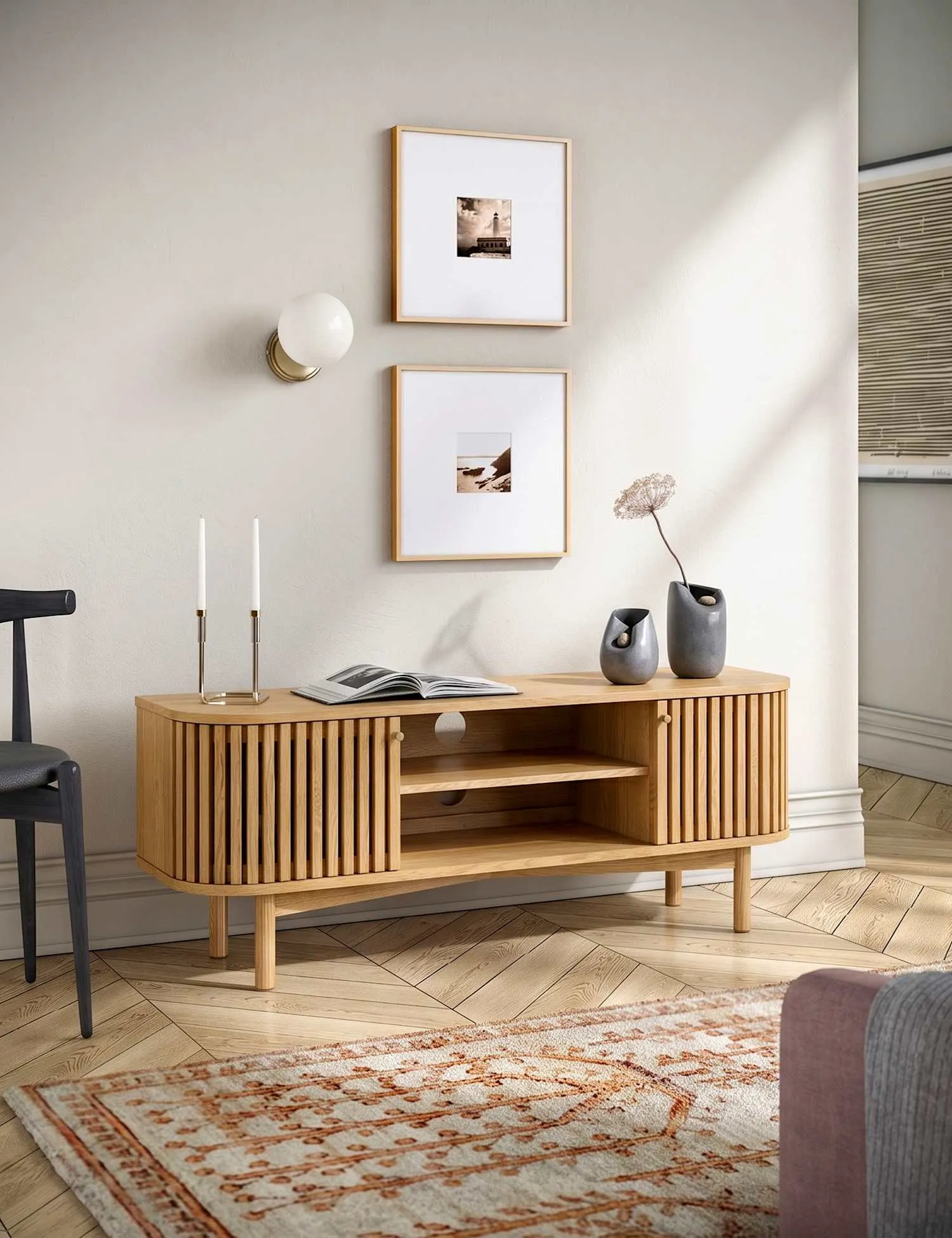 Corndell Soho Small TV Unit Natural