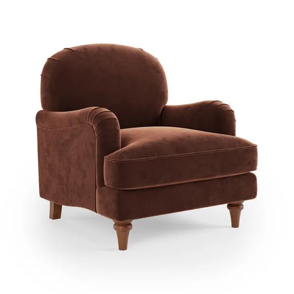 Beatrice II Velvet Armchair 6