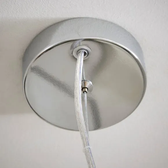 Curve Ribbed 3 Light Adjustable Pendant Light 4