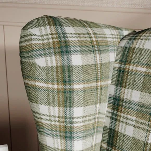 Charnwood Check Grande Armchair 4