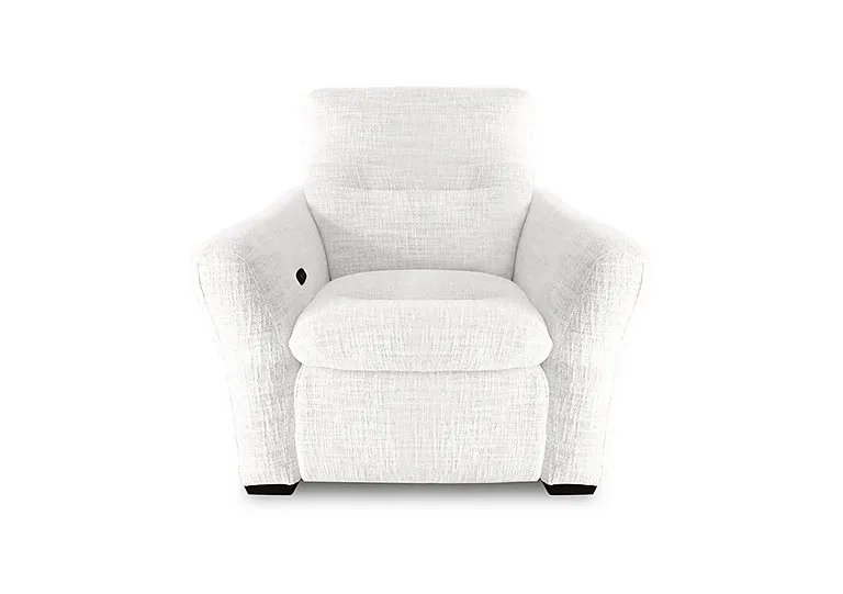 Restore Fabric Power Recliner Armchair with Power Headrest - Frost