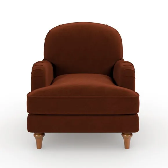 Beatrice II Velvet Armchair 6