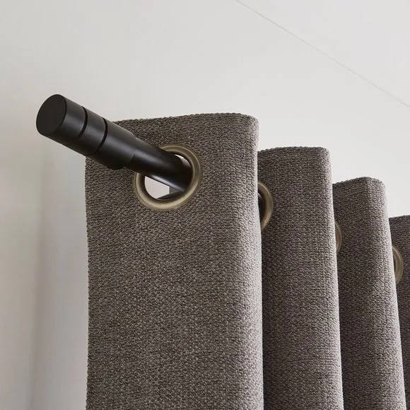 Cylinder Extendable Metal Eyelet Curtain Pole 3