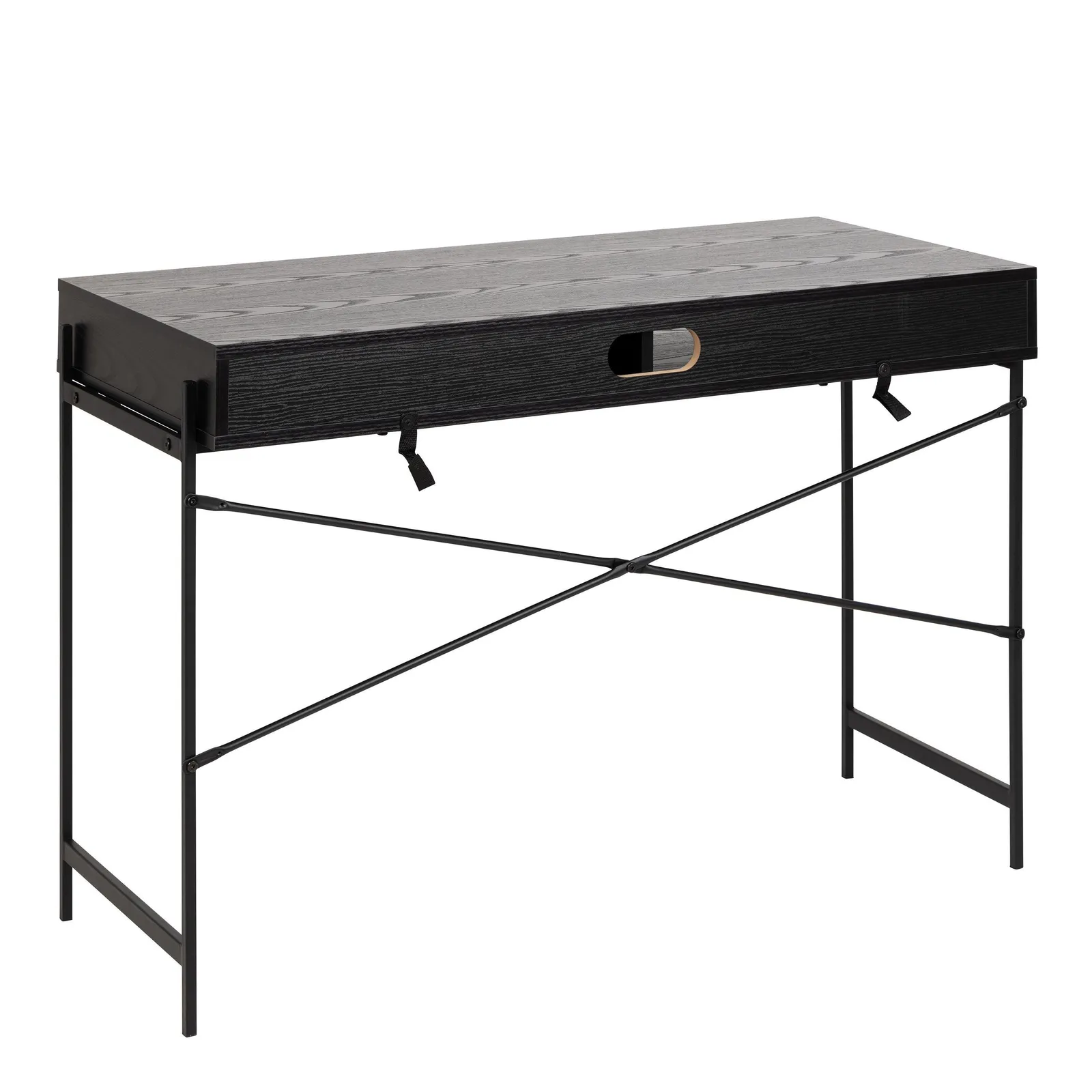 Furniture To Go Angus Office Desk with Sliding Door in Black 3