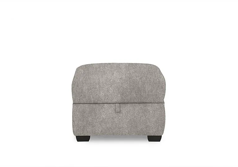 Chill Fabric Storage Footstool - Grey