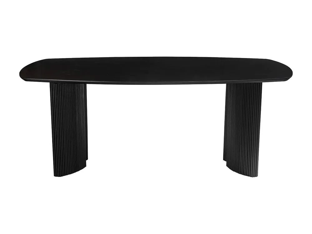 Vente-unique 8-Seater Dining Table In Mango Wood - Black - TAMENIA By Maison Céphy 2