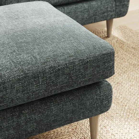 Sven Chunky Chenille Footstool 5