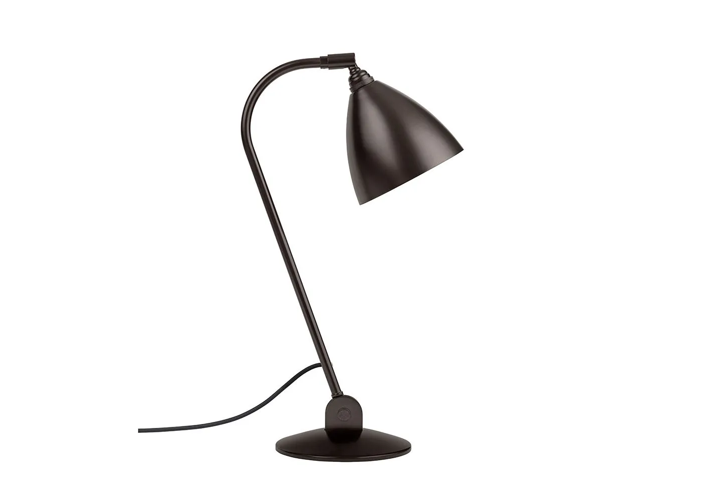 Gubi Bestlite BL2 Table Lamp Black Brass Base Black Brass Shade 1