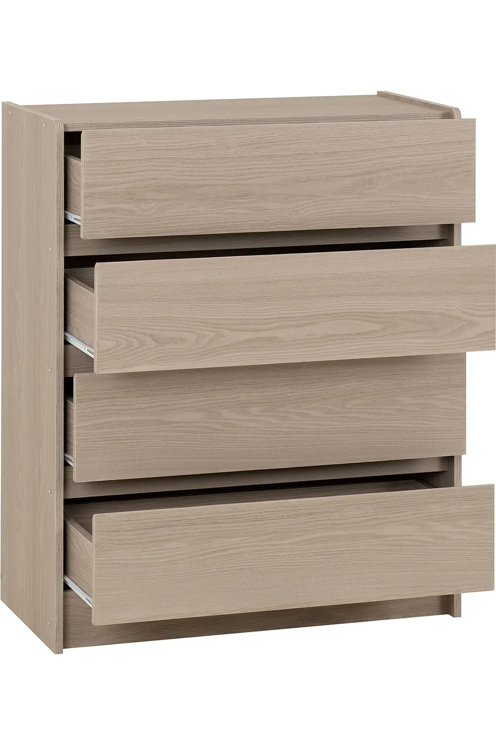 Seconique Paris 4 Drawer Chest in Light Grey 4