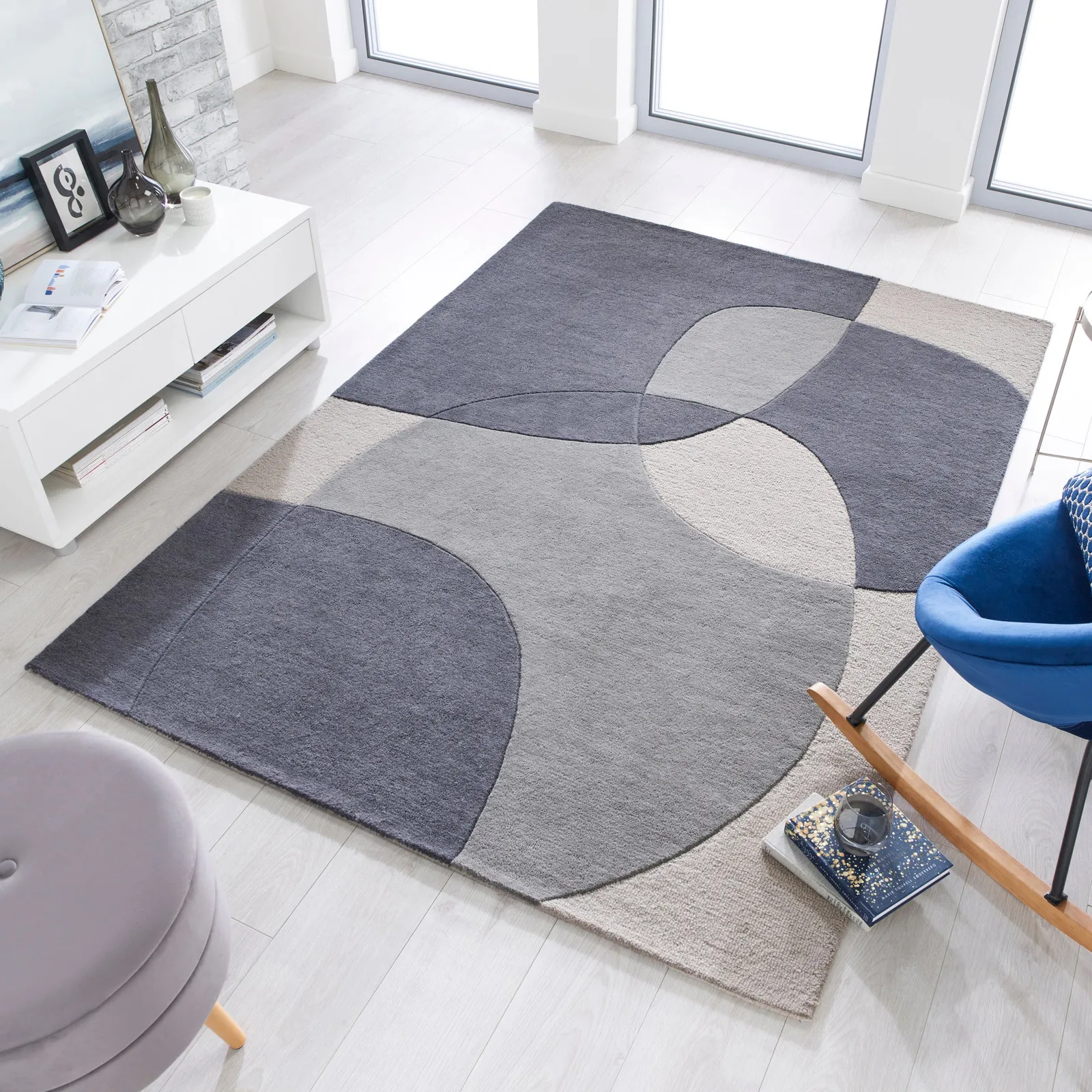 Glow Rug Grey