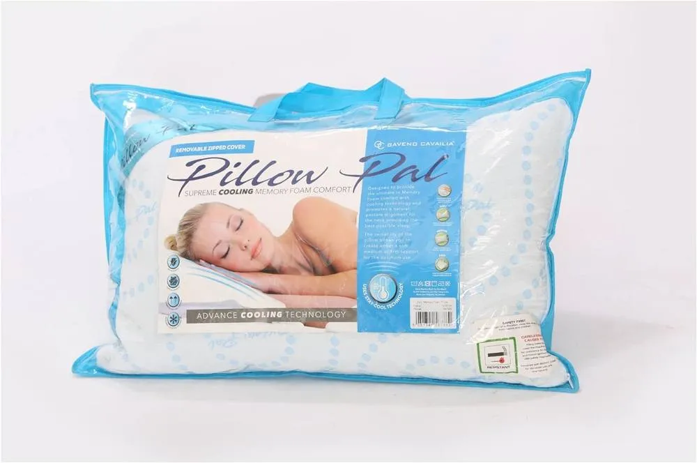 GAVENO CAVAILIA Cool Memory Foam Pillow in White 6
