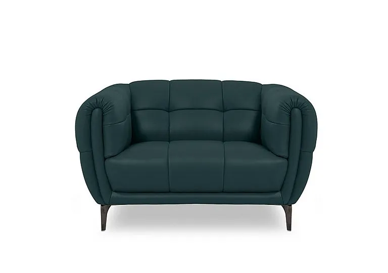 Sienna NC Leather Cuddler Chair