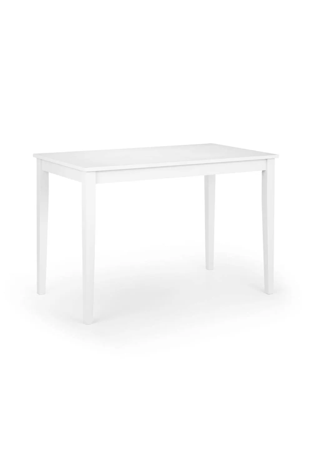 Julian Bowen Taku Rectangular 4 Seater Dining Table in White 2