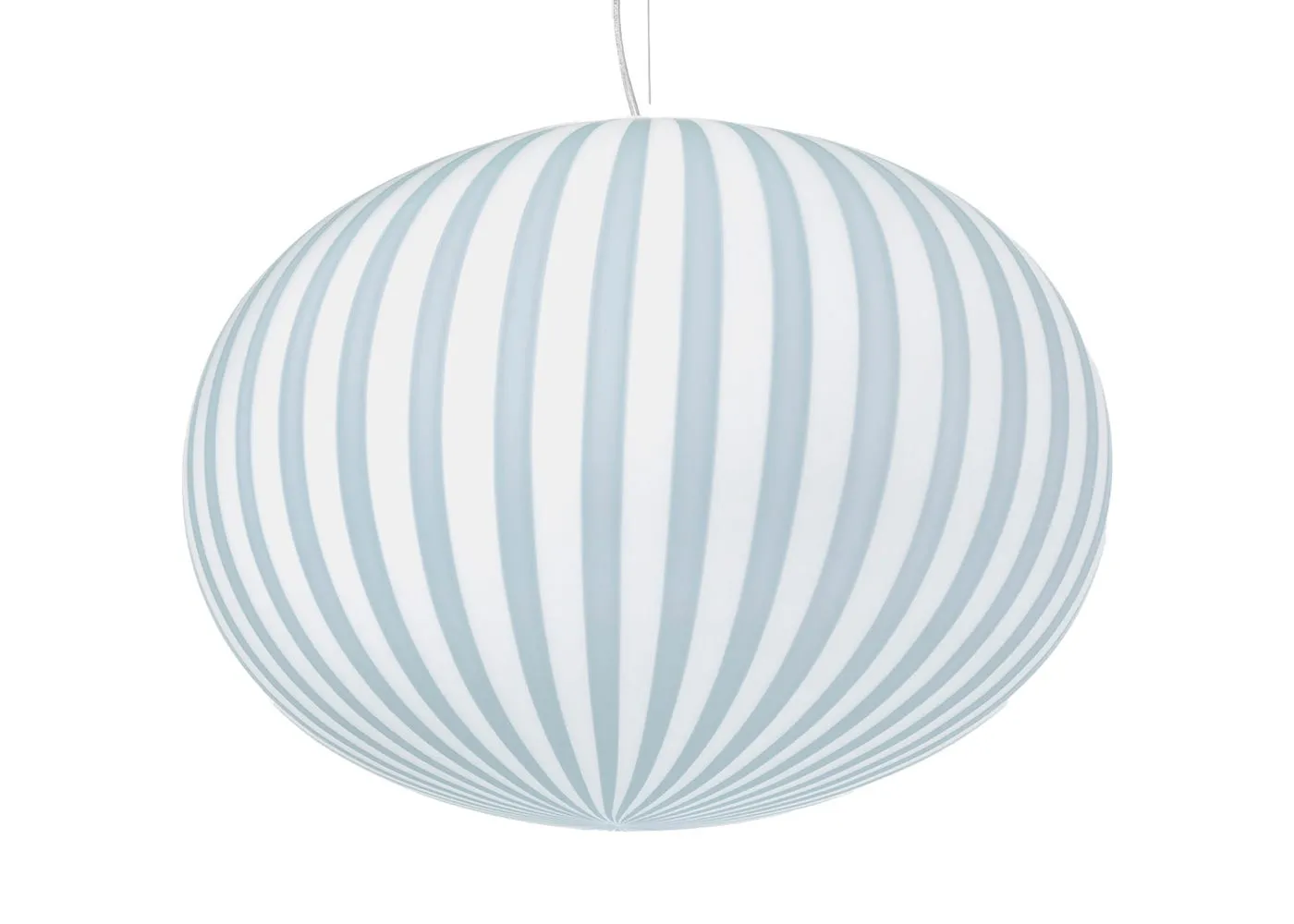 Established & Sons Filigrana S4 Ellipse Pendant Light White/Blue