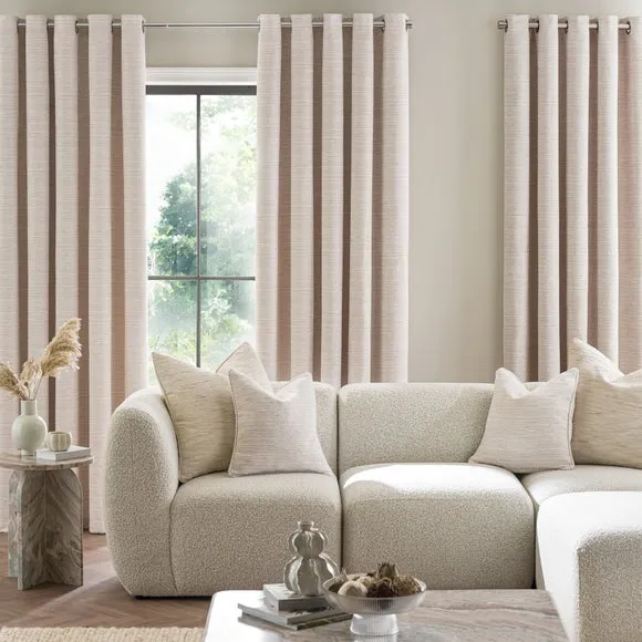 Hemmingway Chenille Eyelet Curtains 2