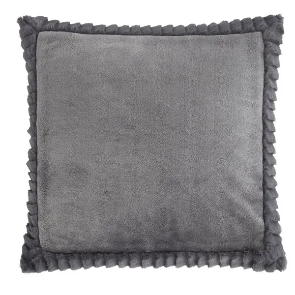 Catherine Lansfield Faux Velvet Cushion