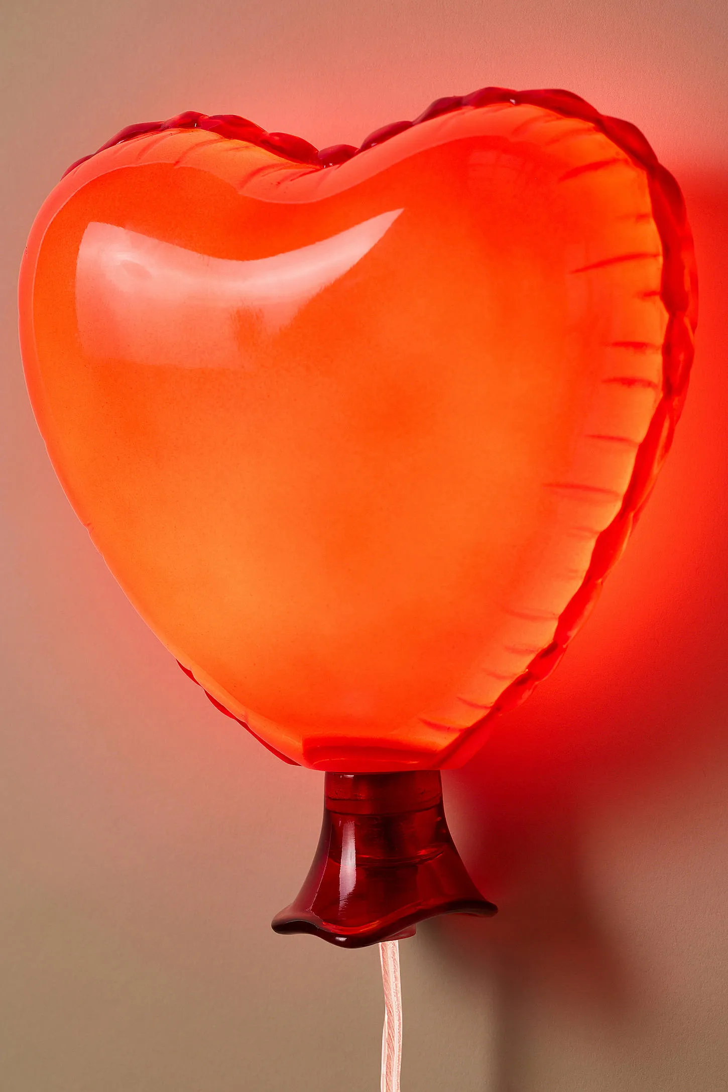 Heart Wall Lamp - Red