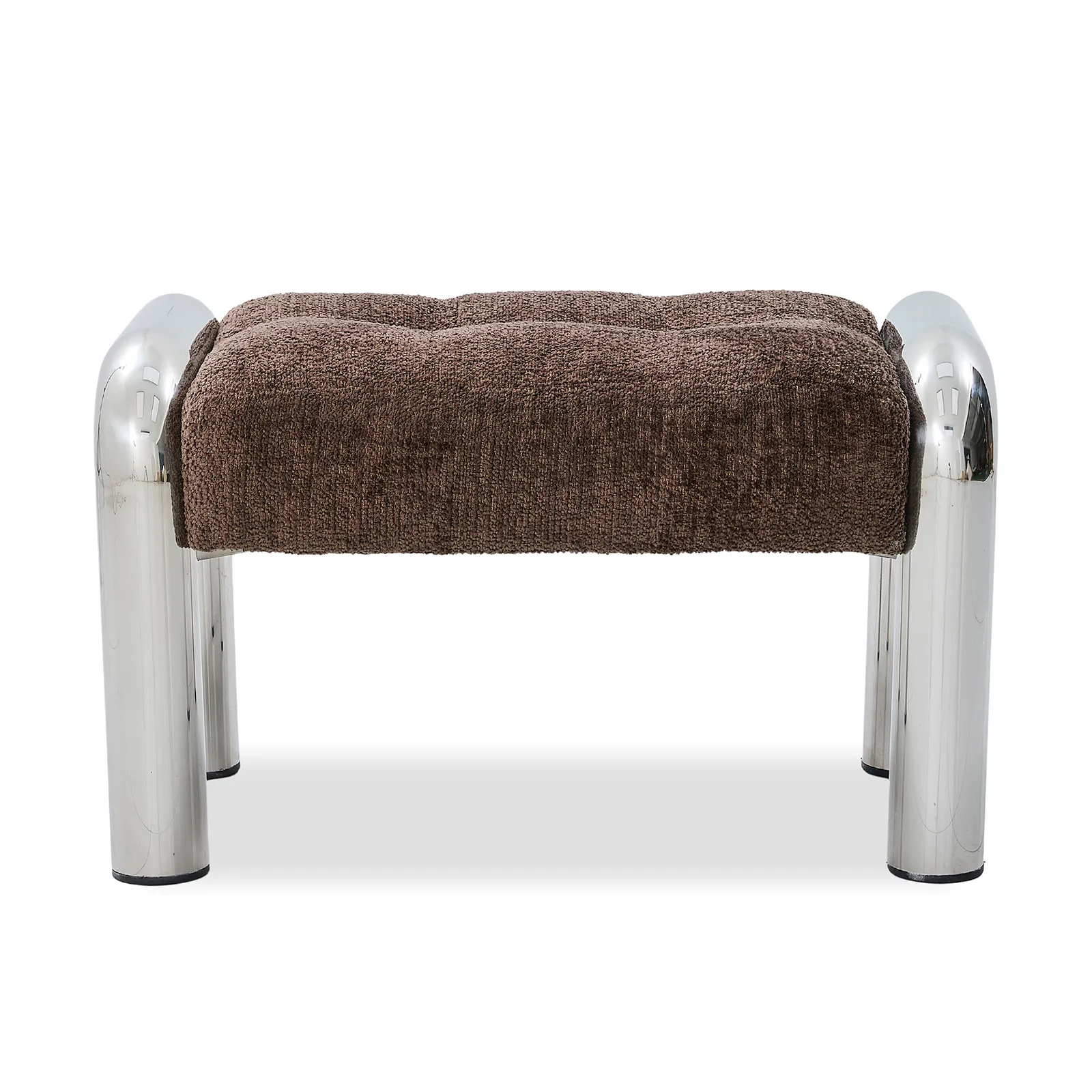Travolta Stool 70X42X43Cm, Brown Fabric | Barker & Stonehouse 2