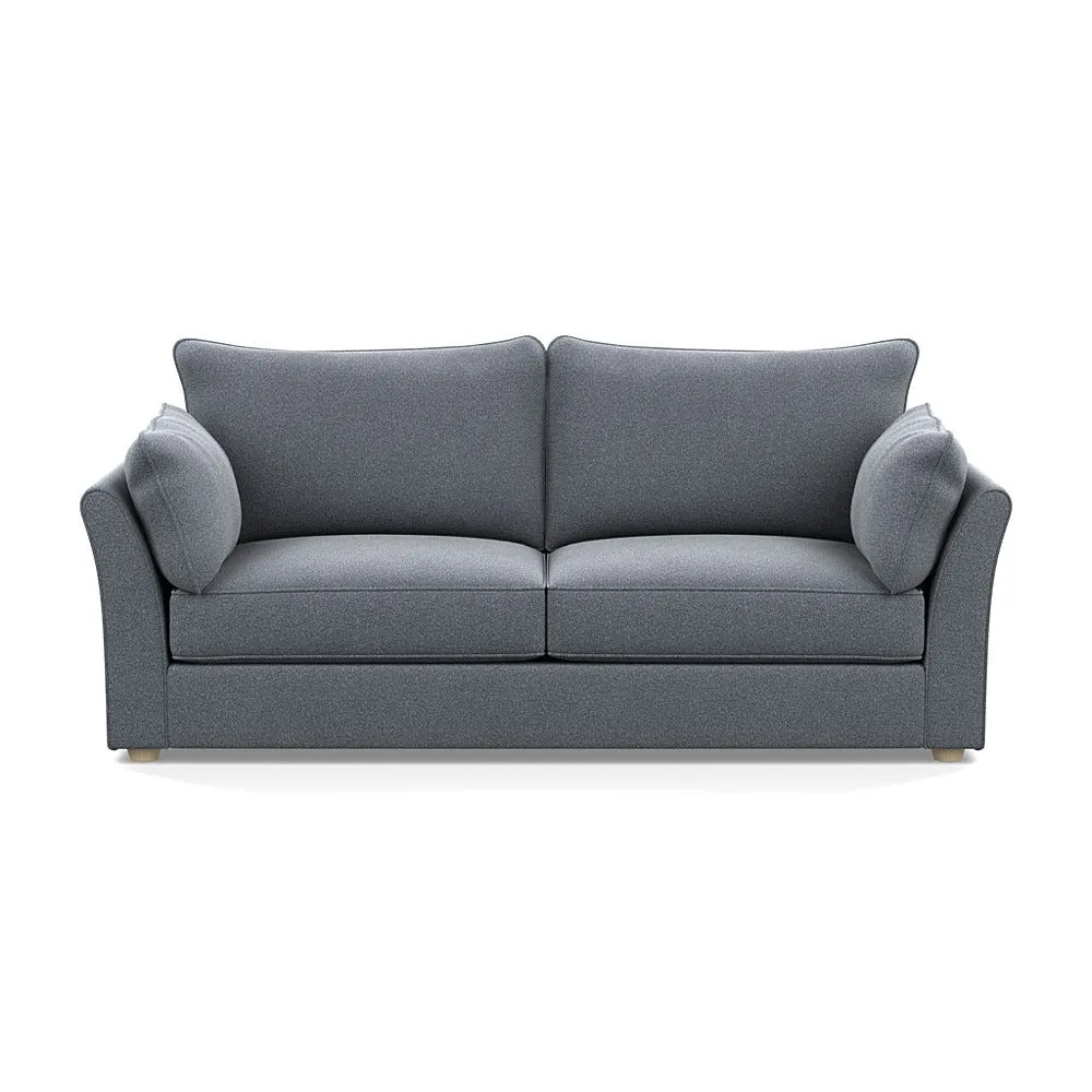 Heal's Tailor 4 Seater Sofa Boucle Steel Natural Beech Feet