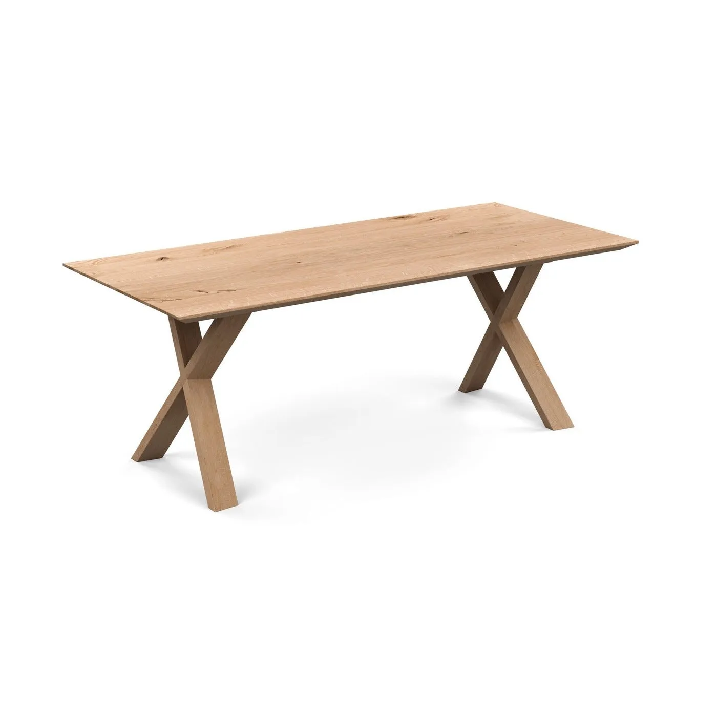 Heal's Oslo Table 240x90cm Blonde Oiled Oak Chamfered Edge Not Filled 2