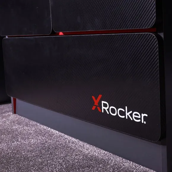 X Rocker Carbon Tek Wardrobe with Neo Fibre LED 4