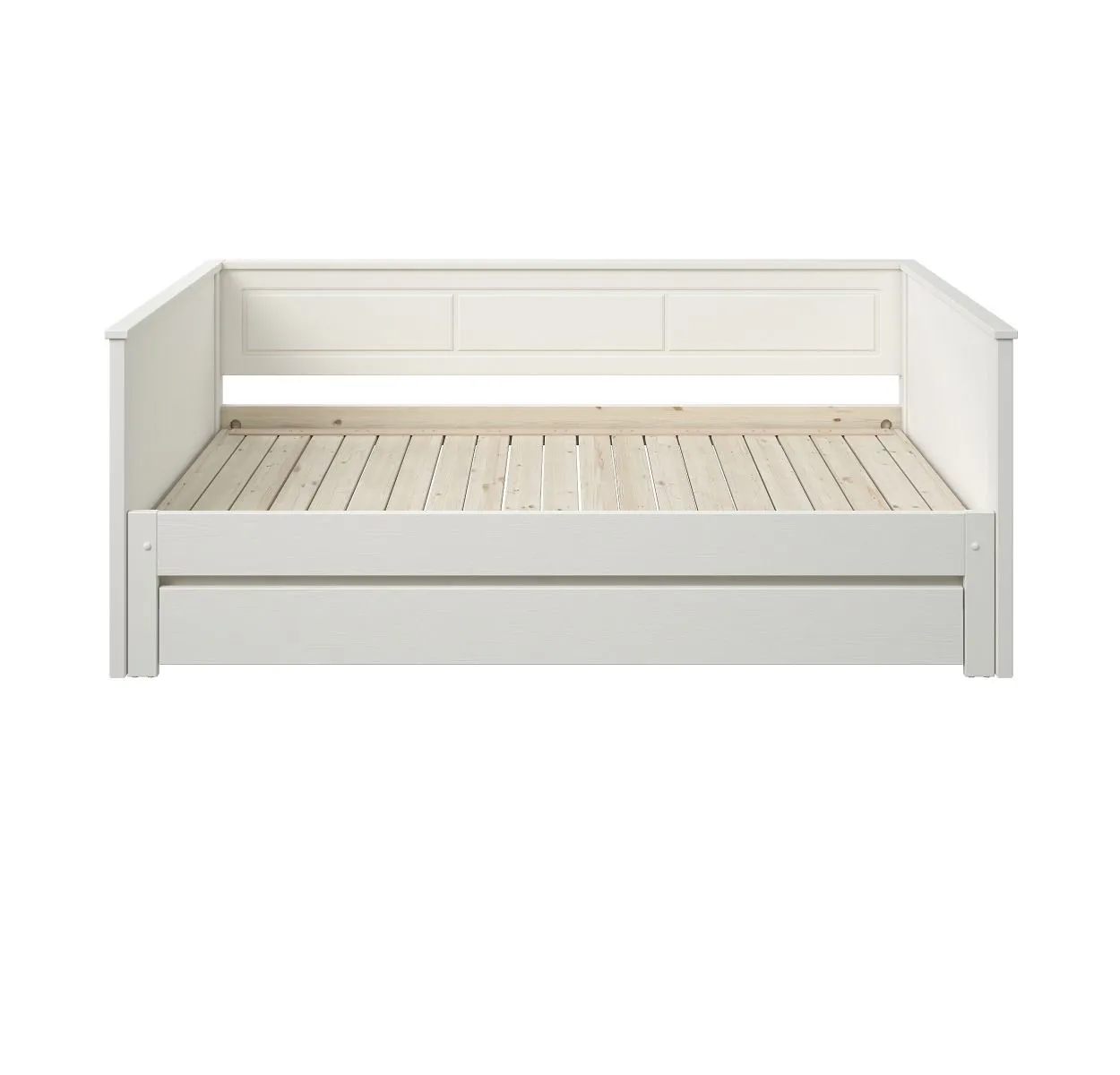 Flair Erika Solid Wood Guest Bed in White 5