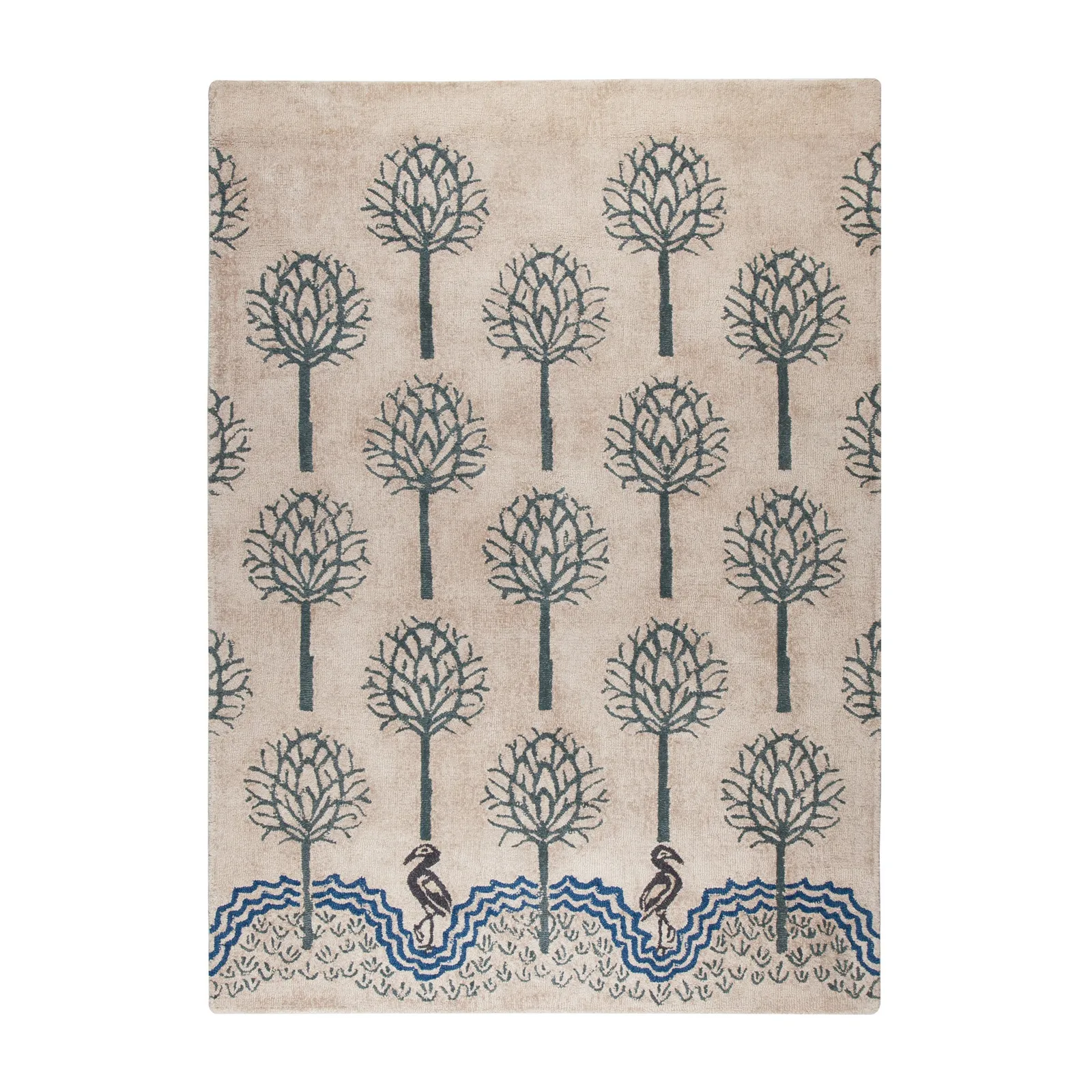 V&A Heron Rug Natural
