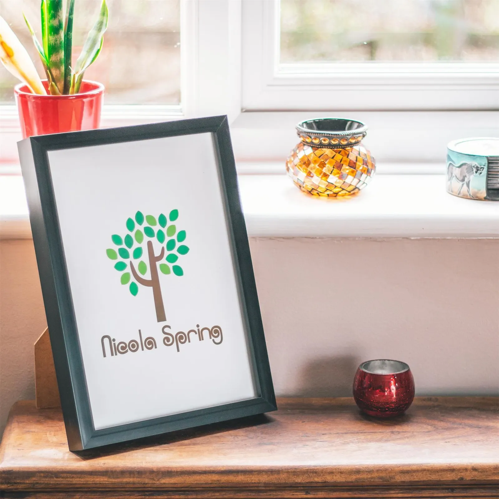 Nicola Spring 3D Shadow Box Frame with A5 Mount - A4 (8" x 12") - Black Mount 5