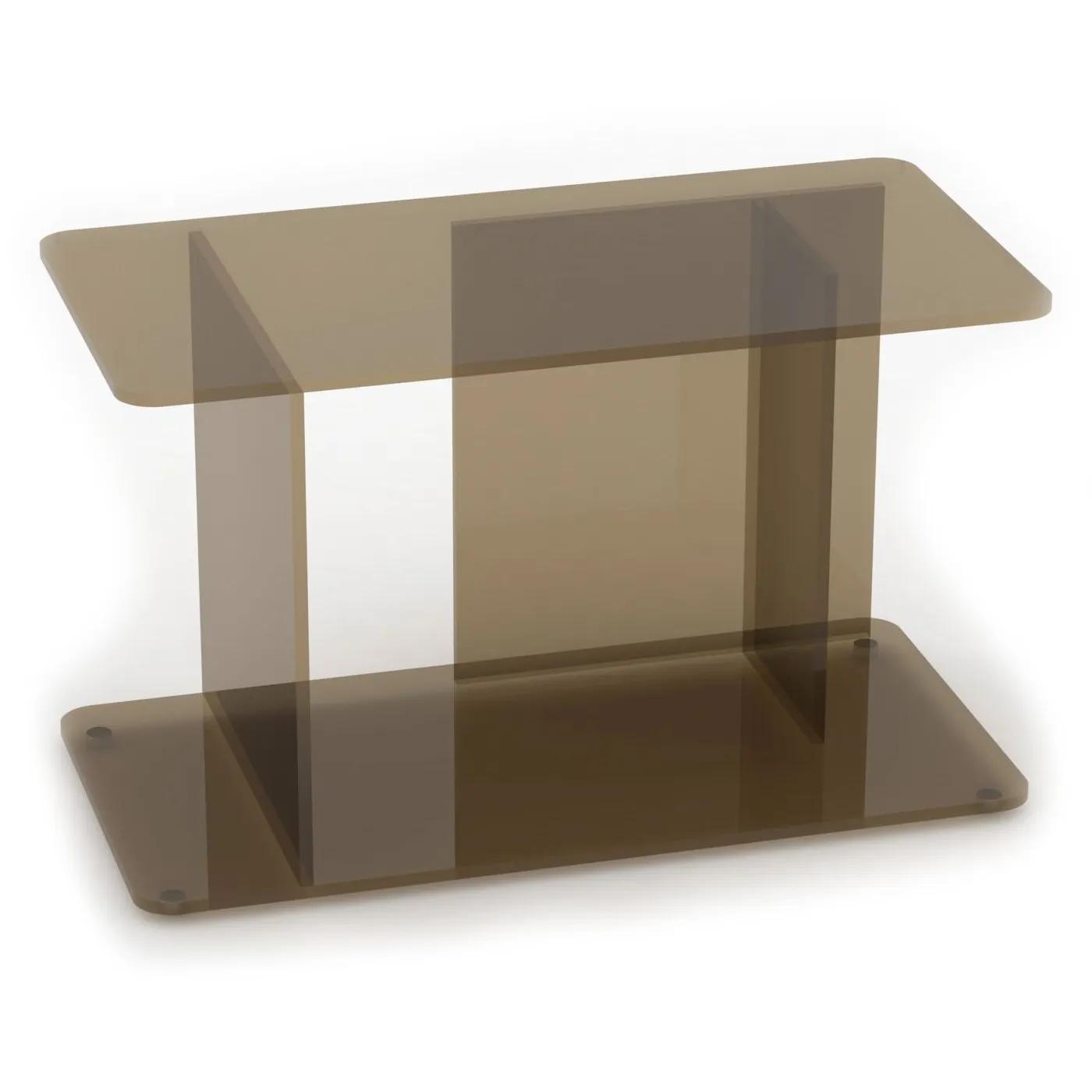 Case Lucent Large Side Table Bronze Glass