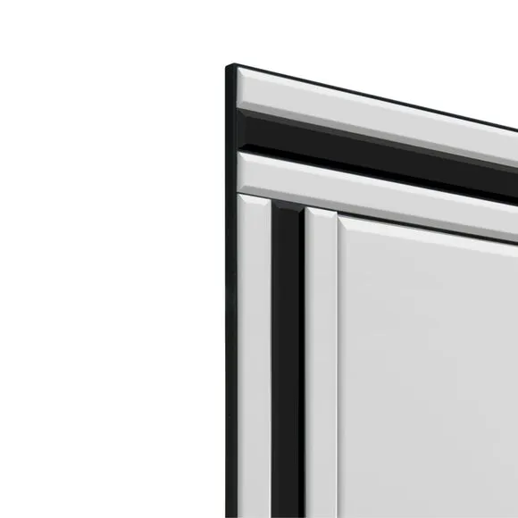 Westbury Abstract Rectangle Full Length Wall Mirror 2