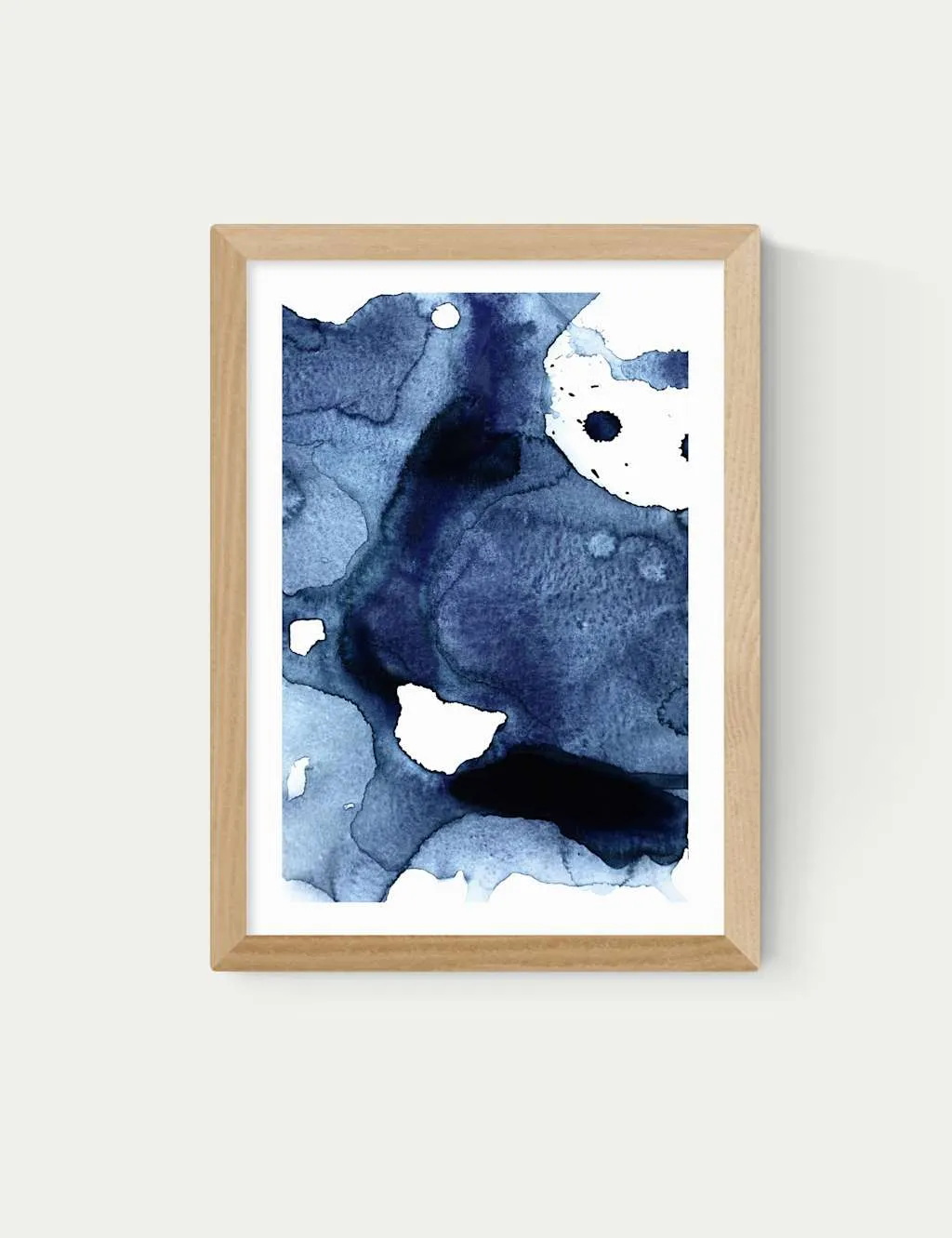 East End Prints Ink Framed Art Print Natural