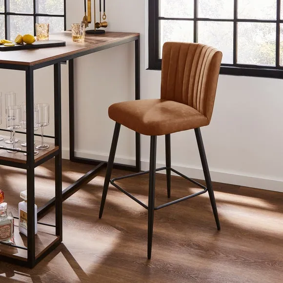 Taylor Counter Height Bar Stool, Faux Leather 2
