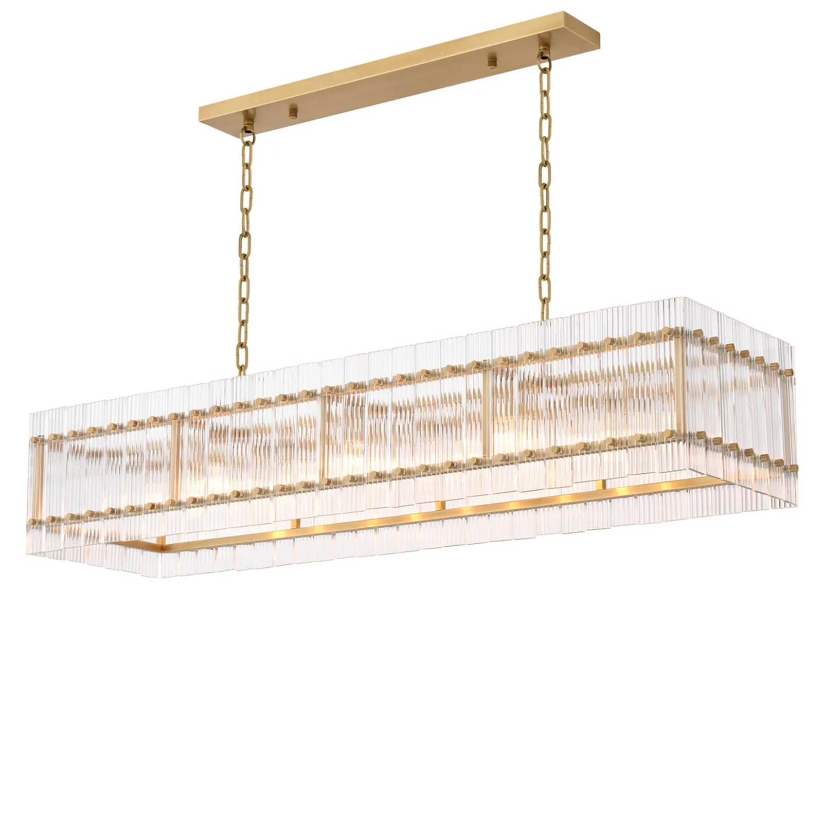 Eichholtz Ruby Rectangular Chandelier Metal | Barker & Stonehouse 2