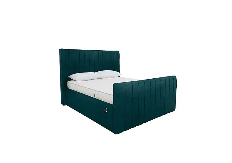 Eira High Foot End Electric Ottoman Bed Frame - Super King - Savannah Ocean